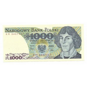 1000 złotych 1982, seria KM