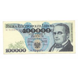 100000 złotych 1990, seria H