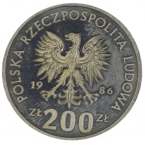 200 Złotych Władysław Łokietek 1986 - Próba MN