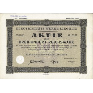 Legnica, Akcja Elektrowni, 300 Reichsmak, 1927