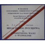 35.rocznica Zwycięstwa ZBOWiD Kraków - Śródmieście - oryginalne pudełko z nadaniem