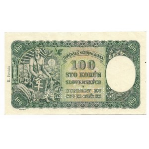 Słowaja, 100 Koron bez daty (1945) - SPECIMEN