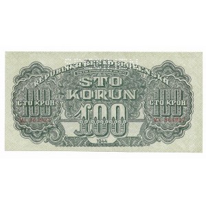 Czechosłowacja, 100 Koron 1944 - SPECIMEN