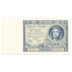 5 złotych 1930, seria BH