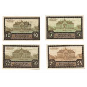 Pisz zestaw 4 szt. 5, 10, 25, 50 feningów - 1920