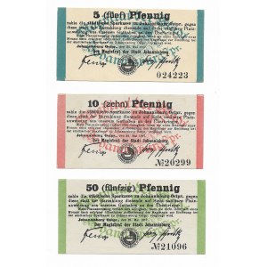 Pisz zestaw 3 szt. 5, 10, 50 feningów - 1917