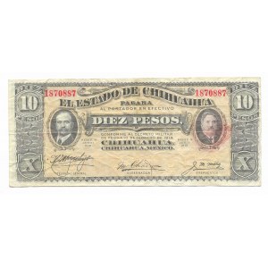 Meksyk, 10 Pesos 1914