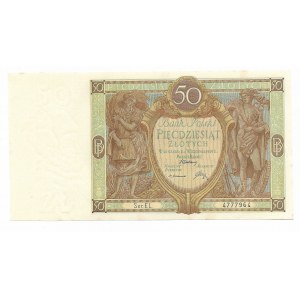 50 złotych 1929, seria EL