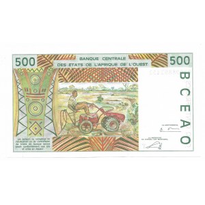 Togo, 500 Franków (20)02