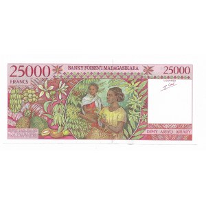 Madagaskar, 25000 Franków (1998)
