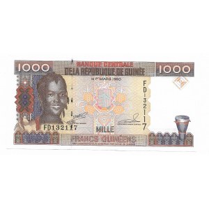 Gwinea, 1000 Franków 1998