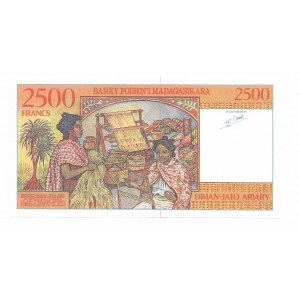 Madagaskar, 2500 Franków (1998)