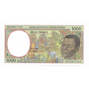 Gabon, 1000 Franków (20)00