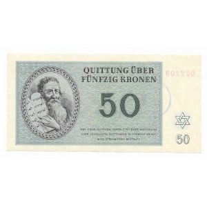 Czechosłowacja, Getto Terezin 50 koron 1943