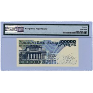 100.000 PLN 1990 - Serie BA - PMG 66 EPQ