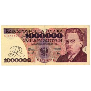 1.000.000 Zloty 1991 - Serie A - Fälschung