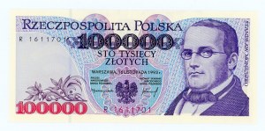 100 000 zlotych 1993 seria R