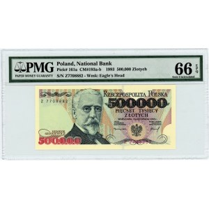 500 000 złotych 1993 - seria Z - PMG 66 EPQ