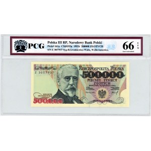 500,000 zloty 1993 - Z series - PCG 66 EPQ