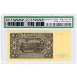 20 Zloty 1948 - Serie KC - GDA 64 EPQ