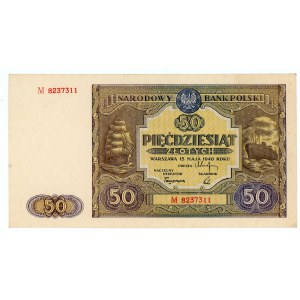 50 zloty 1946 series M