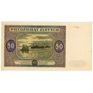 50 zloty 1946 series M
