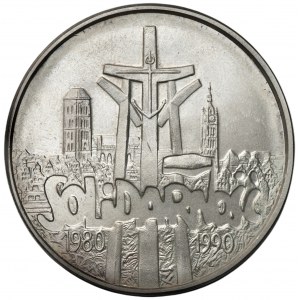 CHARYTATYWNIE - 100.000 złotych 1990 Solidarność TYP C
