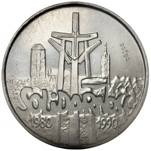 100.000 złotych 1990 Solidarność PRÓBA NIKIEL