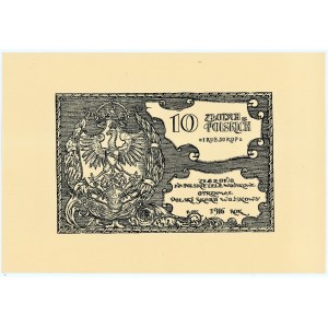 10 zlotých = 1 rubľ 50 kopejok 1916 - zberateľský exemplár z druhej polovice 20. storočia.