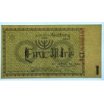 Lodz Ghetto - 1 mark 1940 series A - 6 digits - GDA 66EPQ