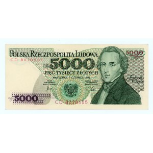 5000 złotych 1982 - seria CD