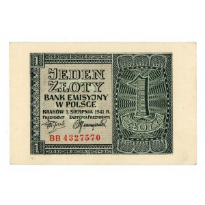 1 złoty 1941 - seria BB