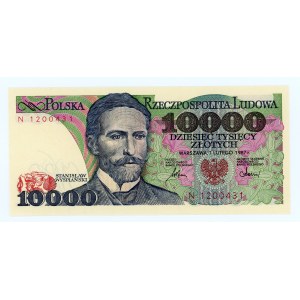 10 000 zlotých 1987 - séria N