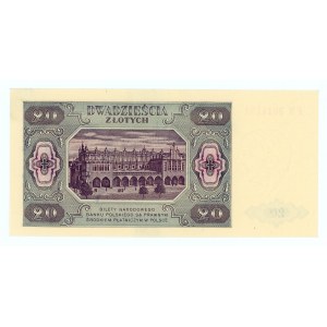 20 złotych 1948 - seria FN