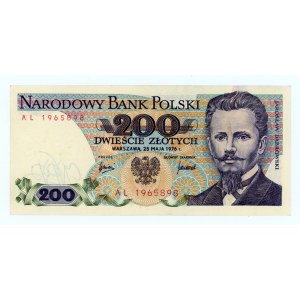 200 Zloty 1976 - Serie AL