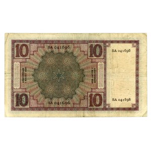 HOLANDSKO - 10 guldenov 1929