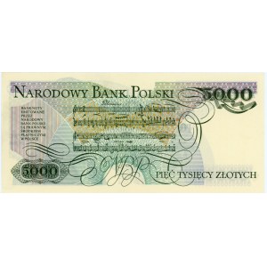 5000 zloty 1982 - D series