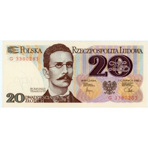 20 złotych 1982 - seria G