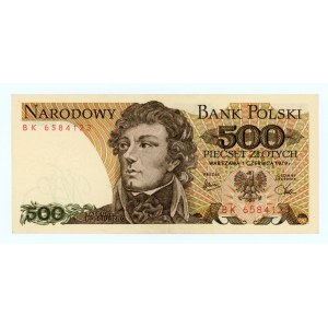 500 Zloty 1979 - Serie BK