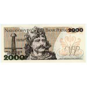 2,000 zloty 1979 - AD series