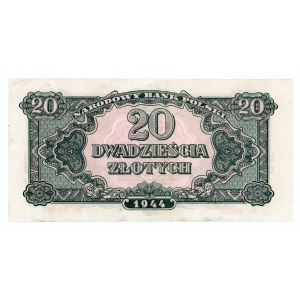 20 złotych 1944 - ...owe - seria Ap