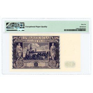 20 Zloty 1936 - CI-Serie - PMG 66 EPQ