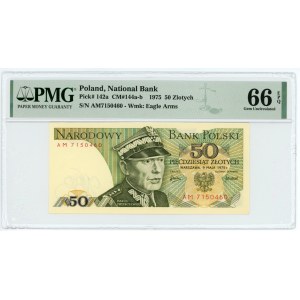 50 gold 1975 - AM series - PMG 66 EPQ