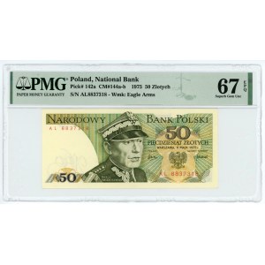 50 gold 1975 - AL series - PMG 67 EPQ