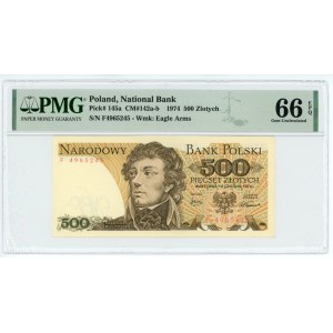 500 Gold 1974 - Serie F - PMG 66 EPQ