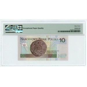 10 zlotých 1994 - série AA - PMG 67 EPQ - nízké číslo 0000459