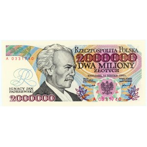 2.000.000 złotych 1992 - seria A