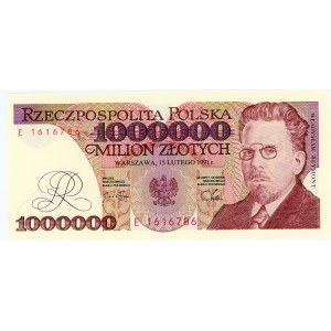 1,000,000 zloty 1991 - E series