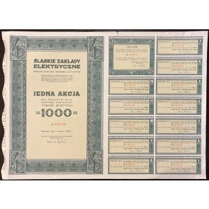 Śląskie Zakłady Elektryczne S.A. v Katoviciach - 1 000 1939 PLN.