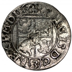 Žigmund III Vaza (1587-1632) - polostopa 1616 Bydgoszcz - reverz Z v jablku